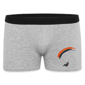 Parapente Silhouette Aventure Liberté - Boxer Homme - gris chiné - Devant