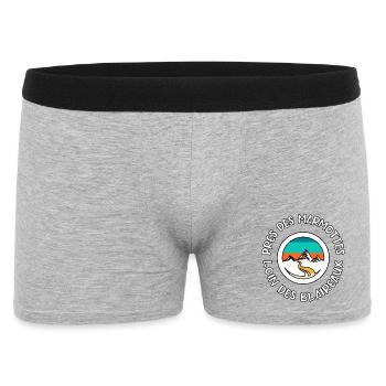 Marmots Monts Market - Men's Boxer Shorts - heather grey - Front