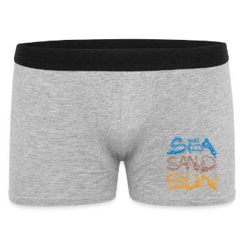 Sea Sand Sun - Men's Boxer Shorts - heather grey - Front