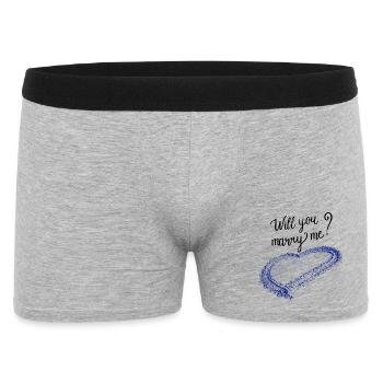 Merry Me - Men's Boxer Shorts - heather grey - Front