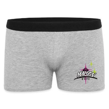 Elite Starburst Logo - Men's Boxer Shorts - heather grey - Front
