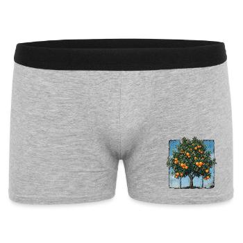 Orange tree - Men's Boxer Shorts - heather grey - Front