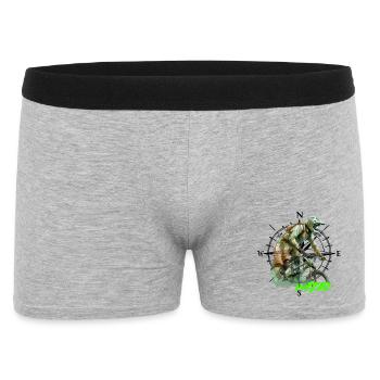 Mtb - Männer Boxer Shorts - Grau meliert - Vorne