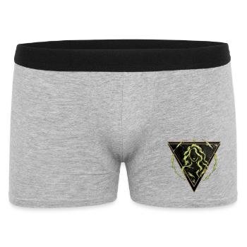 Jungfrau Erdzeichen – Tierkreis von Kék-Ina - Männer Boxer Shorts - Grau meliert - Vorne