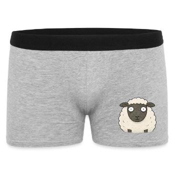 TINY ACTIVISTS | Sheep - Men's Boxer Shorts - heather grey - Front