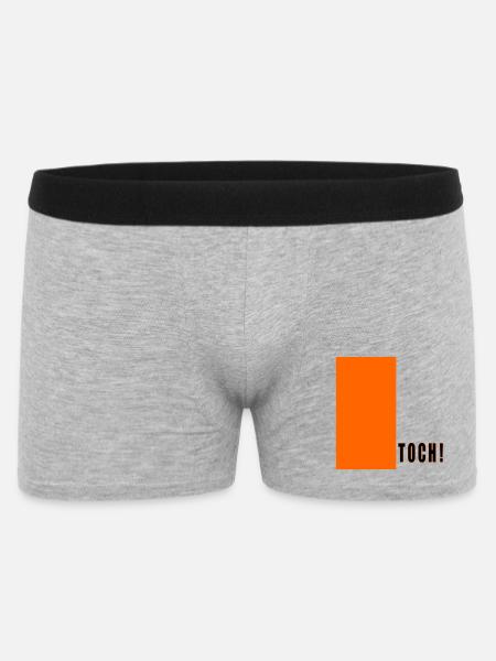 DENNOCH - Männer Boxer Shorts - Grau meliert