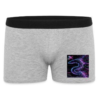 Semantischer Schleim - System Error - Männer Boxer Shorts - Grau meliert - Vorne