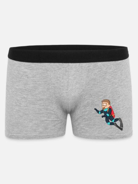 diving - Boxer Homme - gris chiné