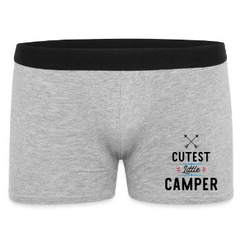 campeur - Boxer Homme - gris chiné - Devant