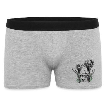 Garden Flower Castle - Boxer Homme - gris chiné - Devant