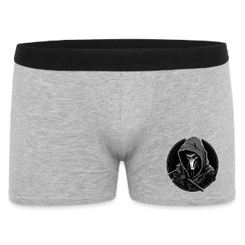 Logo Skaven élégant: audacieux, minimaliste, menaçant. - Boxer Homme - gris chiné - Devant