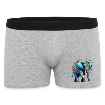 Éléphant - Boxer Homme - gris chiné - Devant