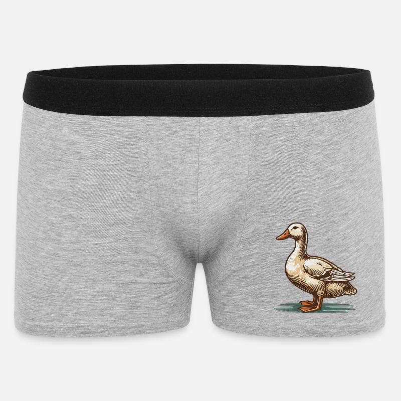 Canard - Boxer Homme - gris chiné