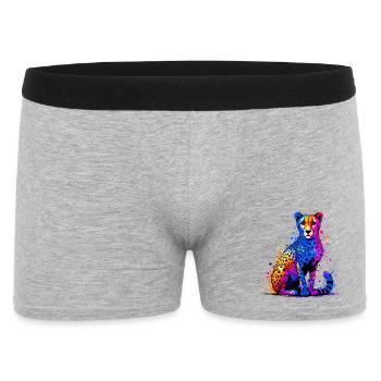 Guépard - Boxer Homme - gris chiné - Devant