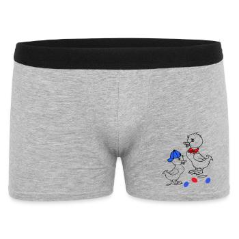 Osterfest - Männer Boxer Shorts - Grau meliert - Vorne