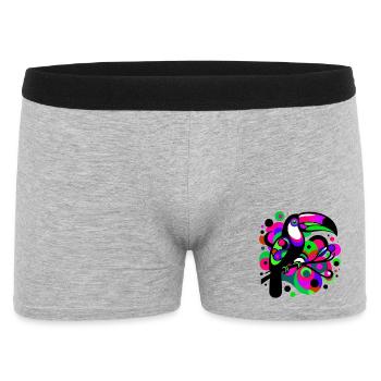Toucan - Boxer Homme - gris chiné - Devant