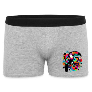 Toucan - Boxer Homme - gris chiné - Devant