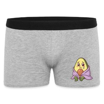 Avocat triste - Boxer Homme - gris chiné - Devant