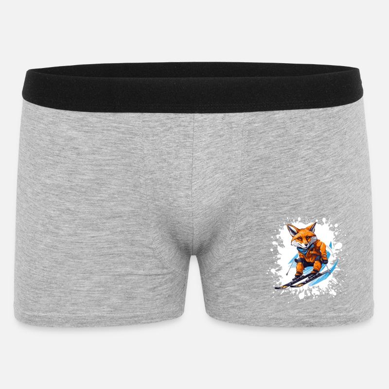 Fuchs Ski Skiing - Men's Boxer Shorts - heather grey