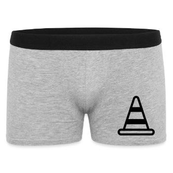 cone - Men's Boxer Shorts - heather grey - Front