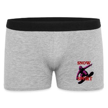 Sigura Design - Boxer Homme - gris chiné - Devant