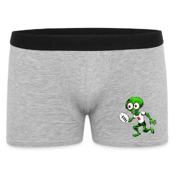 Rugby Player Alien - Men's Boxer Shorts - heather grey - Front