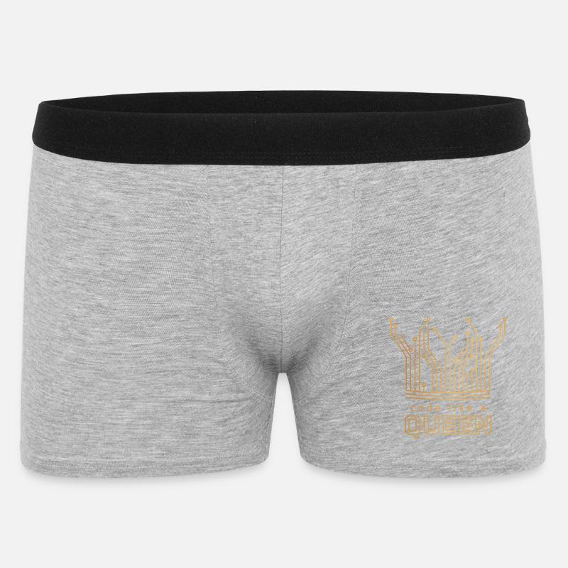 Code Like a Queen - Men's Boxer Shorts - heather grey