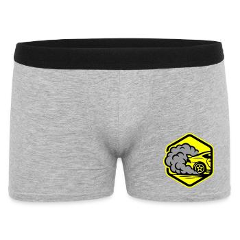 Car Gas Icon Car Racing - Men's Boxer Shorts - heather grey - Front