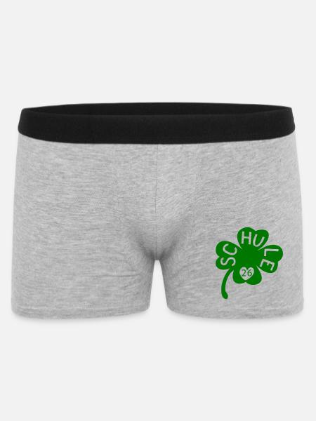 Schule 26 Kleeblatt - Männer Boxer Shorts - Grau meliert