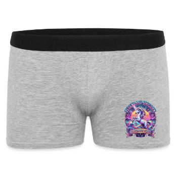 Licorne Mythique - Boxer Homme - gris chiné - Devant