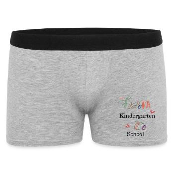 Kindergarten - Men's Boxer Shorts - heather grey - Front