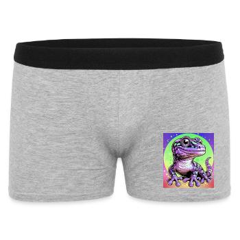 Gecko - Boxer Homme - gris chiné - Devant