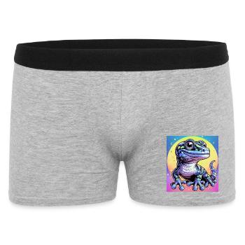 Gecko - Boxer Homme - gris chiné - Devant
