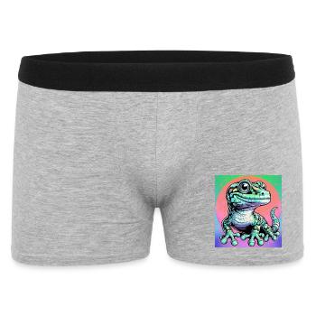 Gecko - Boxer Homme - gris chiné - Devant