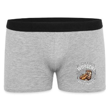 Hot Dog Otter Wurst - Männer Boxer Shorts - Grau meliert - Vorne