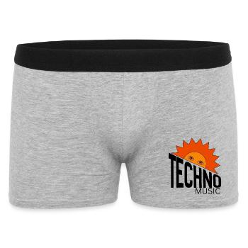 Sleepy Sun Burst with Watchful Eyes - Men's Boxer Shorts - heather grey - Front
