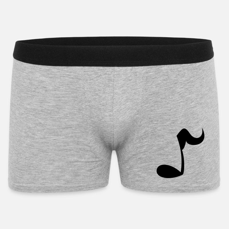 Note - Boxer Homme - gris chiné