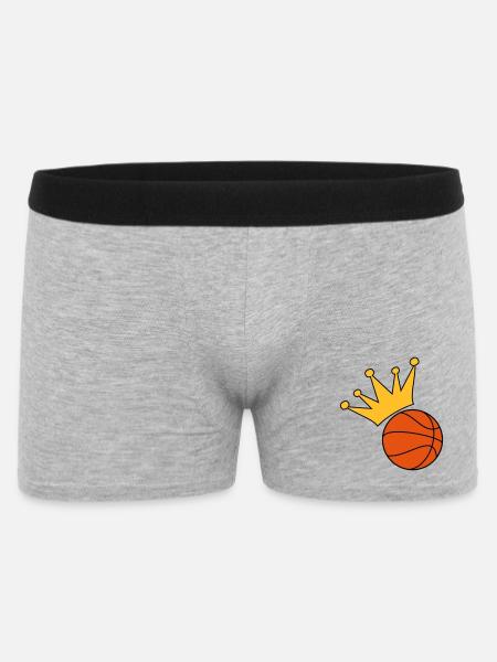 Basketball - Men's Boxer Shorts - heather grey