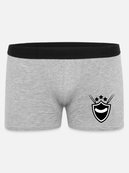 Grilled sausage - Men's Boxer Shorts - heather grey