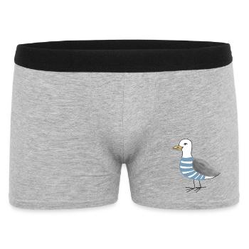 Seagull Maritim - Men's Boxer Shorts - heather grey - Front