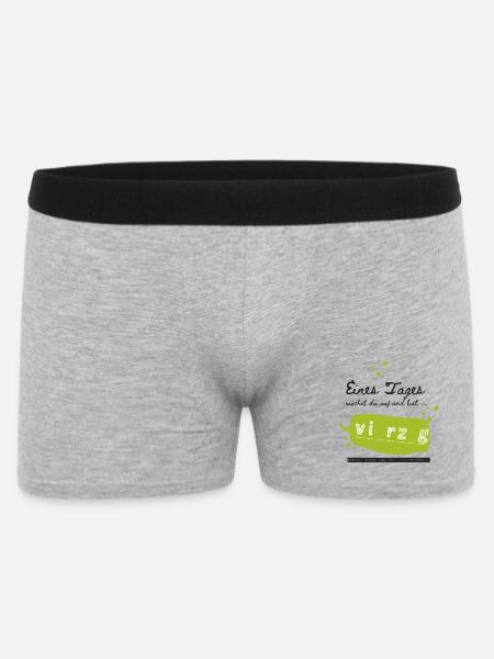 Vierzigster Geburtstag - Männer Boxer Shorts - Grau meliert