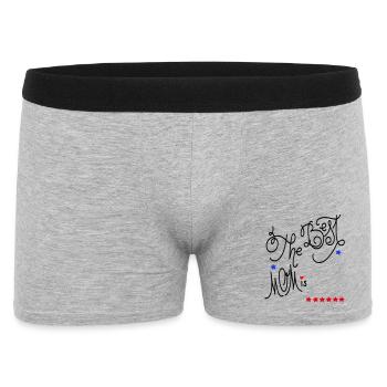 the best Mom, Mother's Day - Men's Boxer Shorts - heather grey - Front