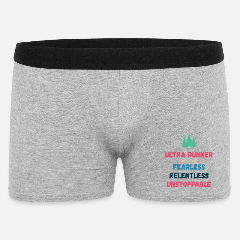 Ultra Runner - Intrépide. Implacable. Imparable. - Boxer Homme - gris chiné