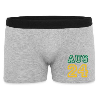 Australie Australien - Boxer Homme - gris chiné - Devant