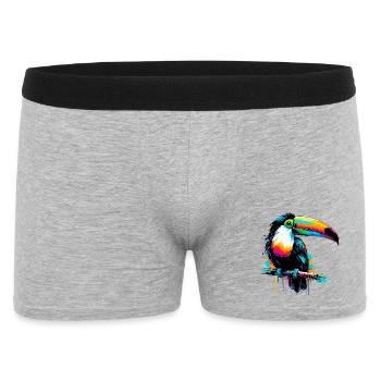 Toucan - Boxer Homme - gris chiné - Devant