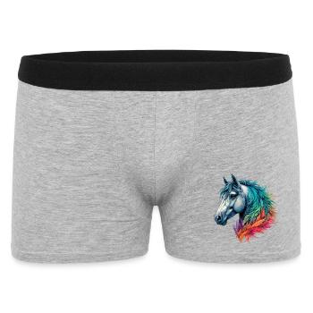 Cheval - Boxer Homme - gris chiné - Devant