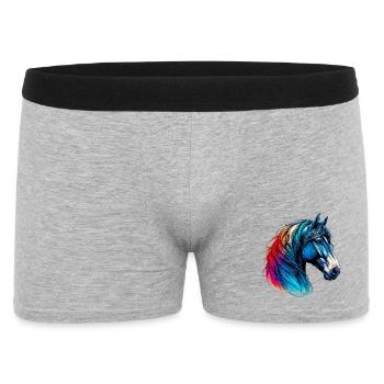 Cheval - Boxer Homme - gris chiné - Devant