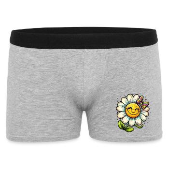 Daisy - Men's Boxer Shorts - heather grey - Front