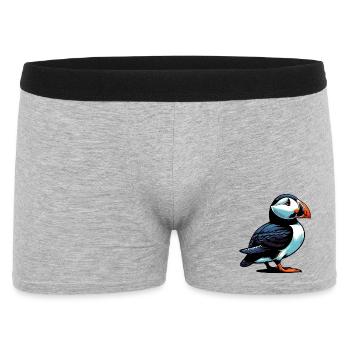 Puffin - Men's Boxer Shorts - heather grey - Front