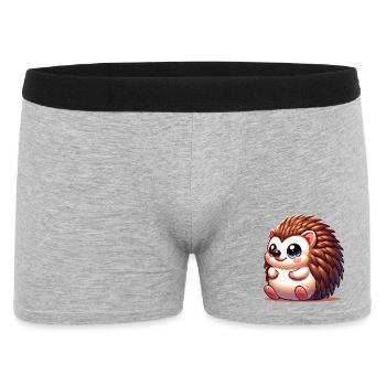 Hérisson - Boxer Homme - gris chiné - Devant